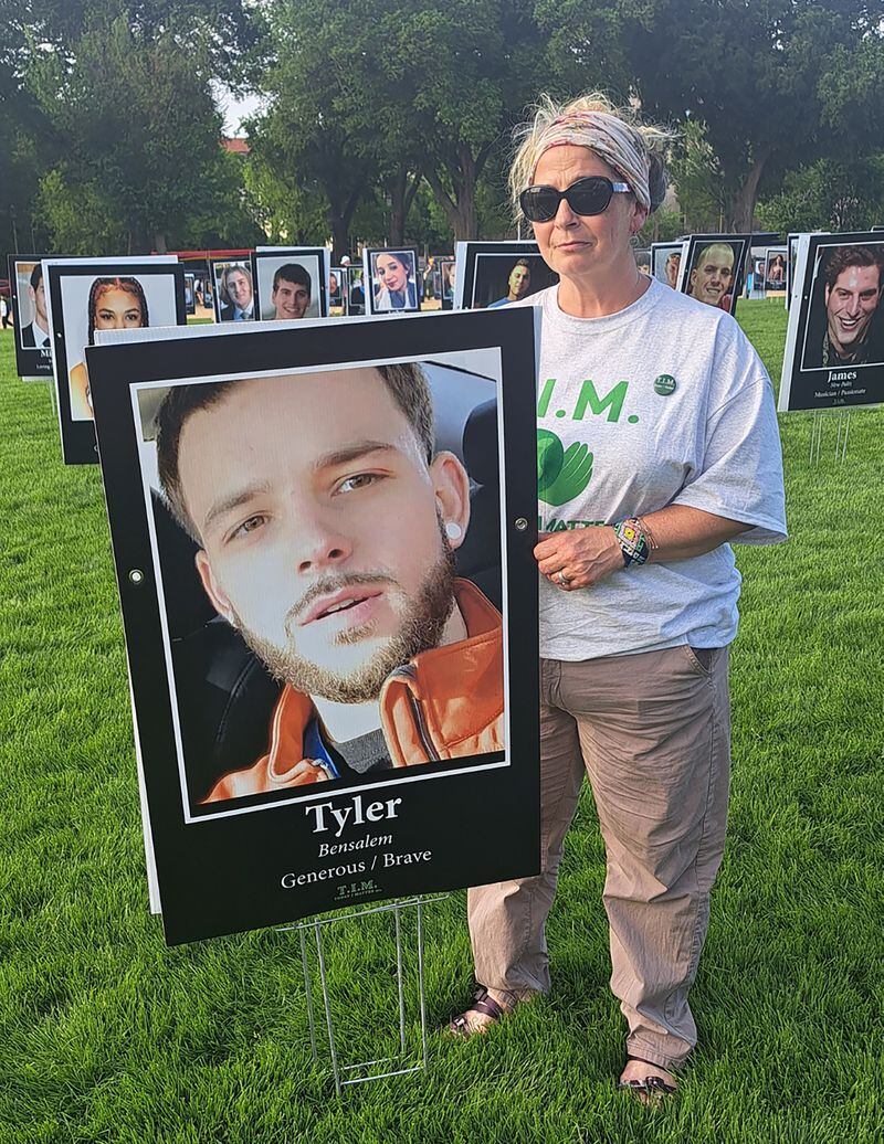 Susan Ousterman, of Bucks County, Pennsylvania, lost her 24-year-old son, Tyler Cordeiro, to a drug overdose in 2020. She has been fighting to ensure the opioid settlement funds are used effectively since. (Steven Ousterman/TNS)