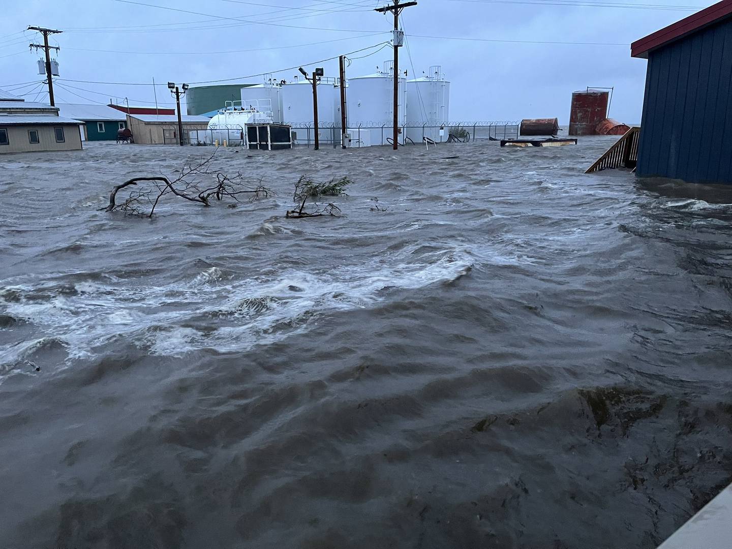 Golovin flood flooding Western Alaska storm