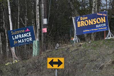 Anchorage woman accused of vandalizing over 30 campaign signs