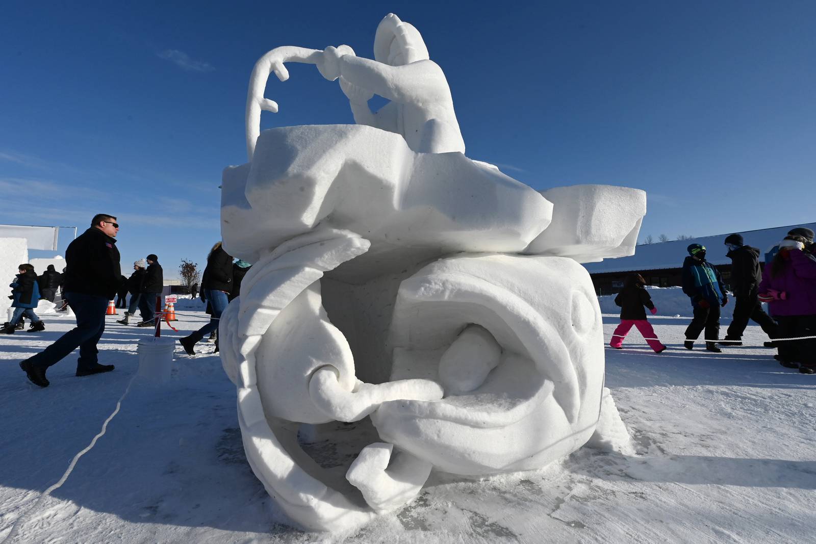 Anchorage Fur Rondy snow sculptures capture whimsy and fun of Alaska