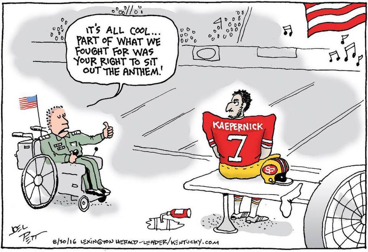 Kaepernick sits for anthem, tests our free-speech convictions - Anchorage Daily News1200 x 821