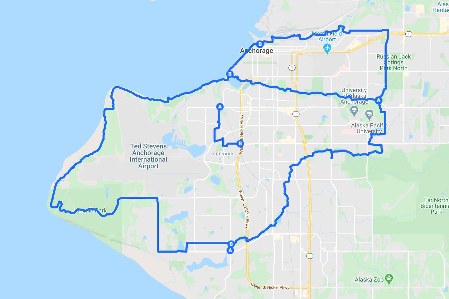 Moose Loop Bike Route