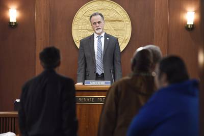 Alaska Senate president says he won’t seek reelection