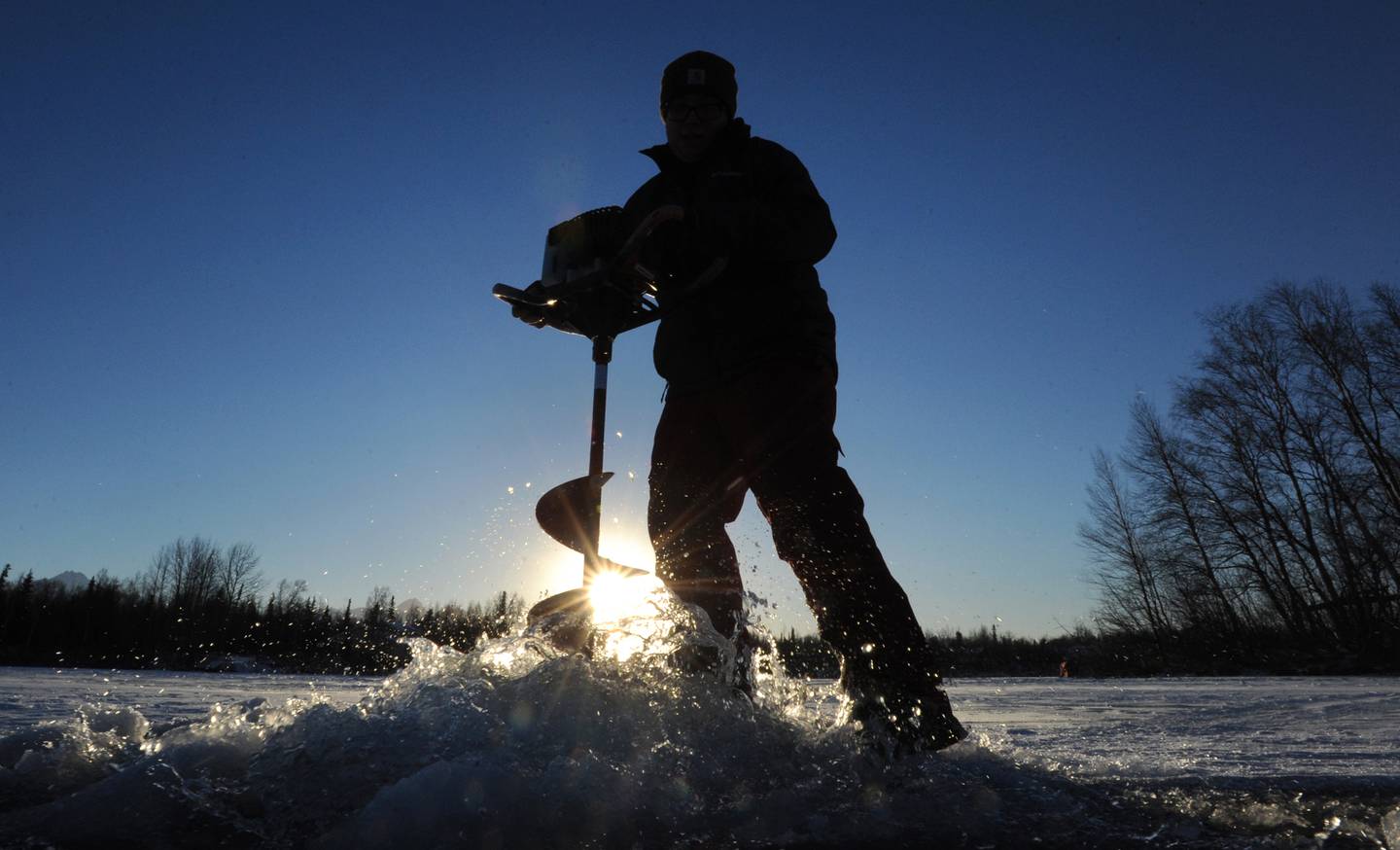 Finger Lake ice fishing