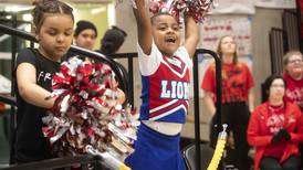 ‘One day’: Young cheerleaders watch, learn and look towards the future