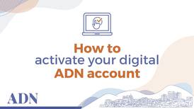 How print subscribers can activate their digital ADN account