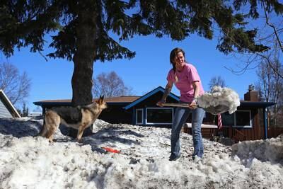Assess the snowpack in your yard while planning for spring gardening