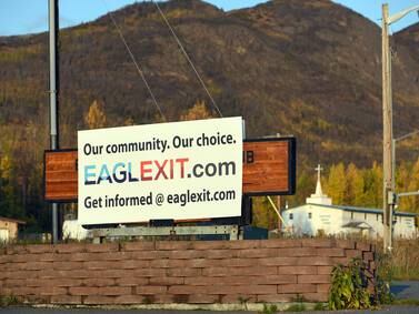 Letter: Eagle River exit to disaster