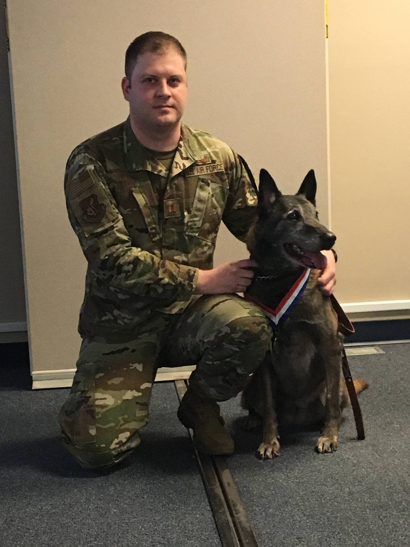 Military Working Dog Kimba at JBER