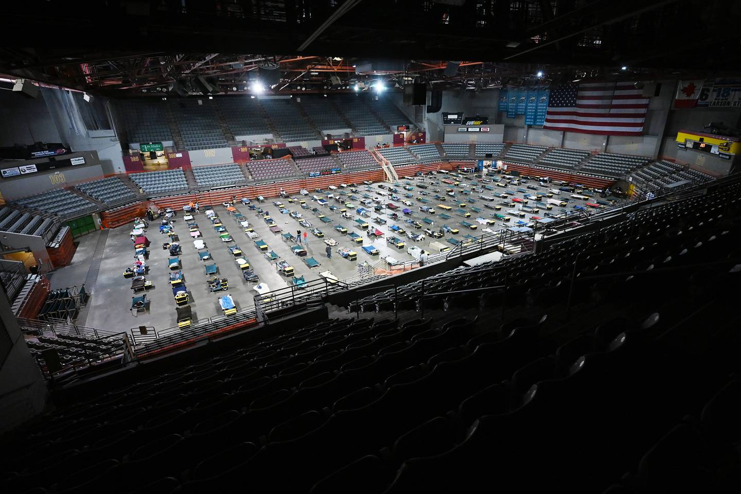 Sullivan Arena mass homeless shelter