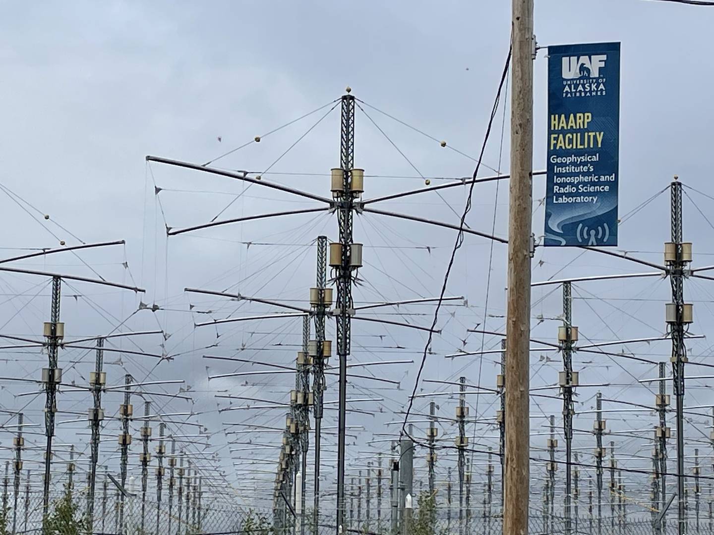 The upper atmosphere-heating facility named HAARP