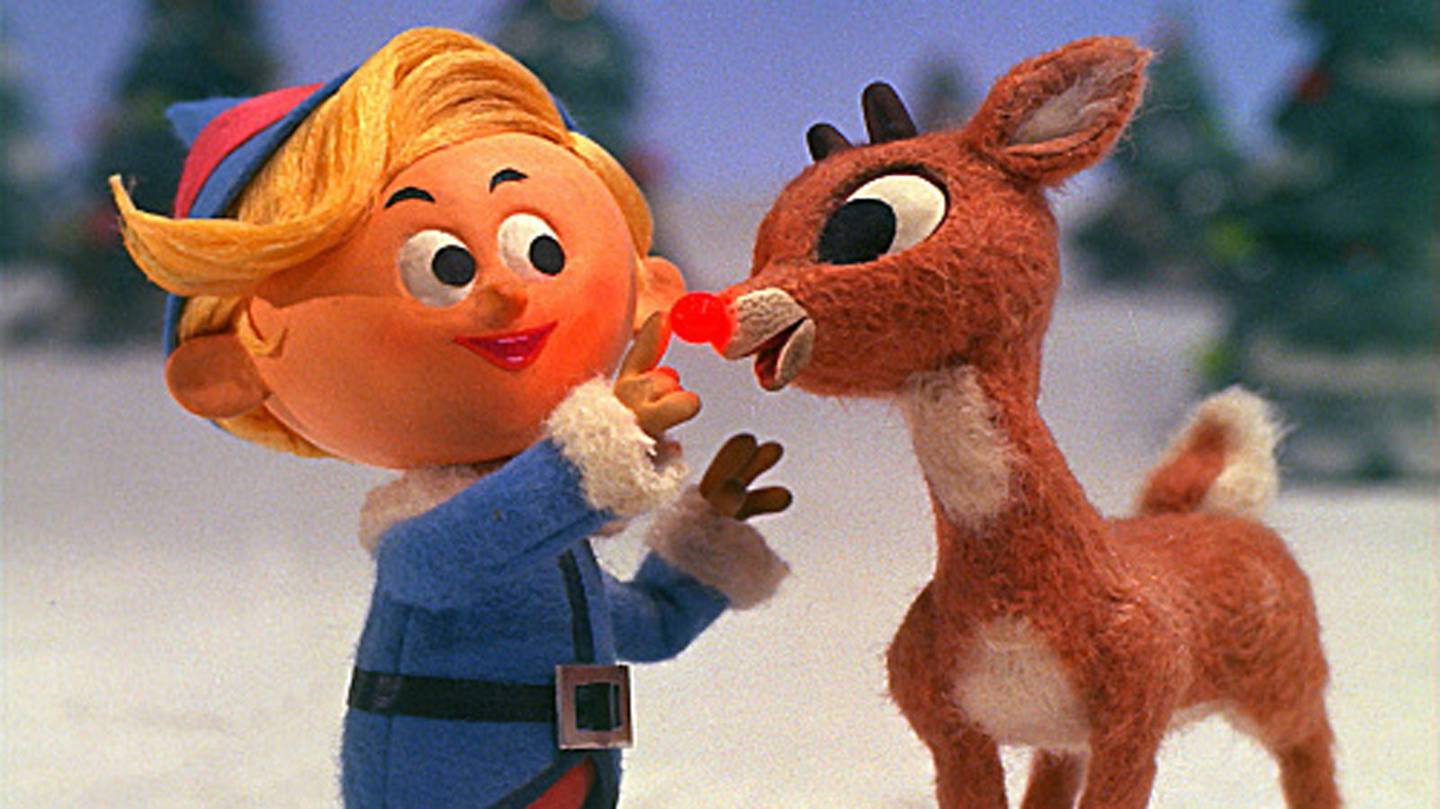Rudolph the red-nosed reindeer animated claymation