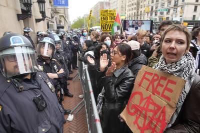 Protests roiling US colleges escalate with arrests, closures and new encampments