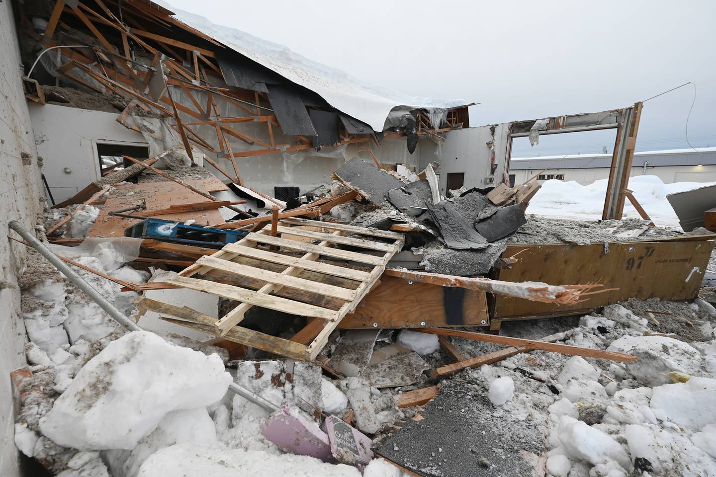Turnagain Crossfit roof collapse