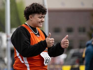 West High’s one-year wonder dominates girls shot put to highlight Day 1 of state track and field championships