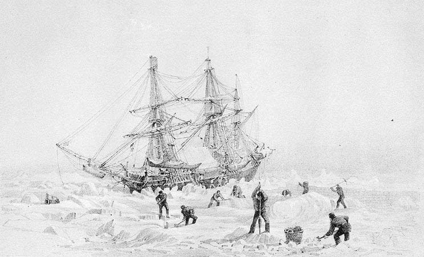 Franklin Expedition HMS Terror illustration