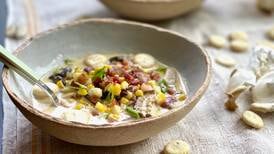 Corn and mushroom chowder is the perfect late-summer bowl