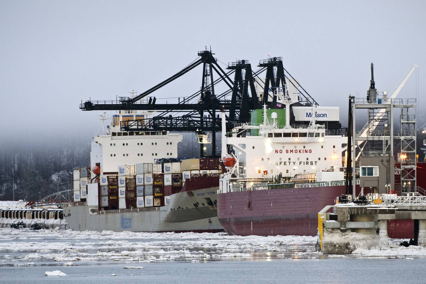 Matson, Tacoma, shipping, cargo, freight, Port of Alaska, Cook Inlet, Redwood Mariner