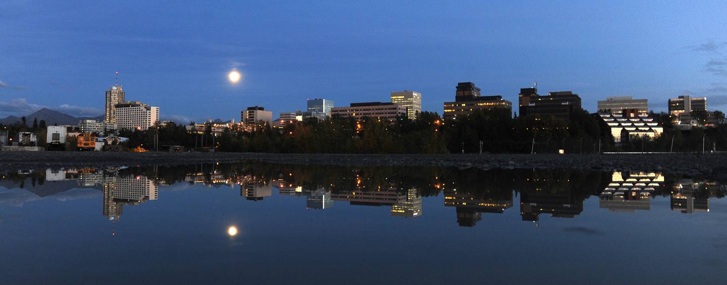 Moonrise, Anchorage, Small Boat Launch