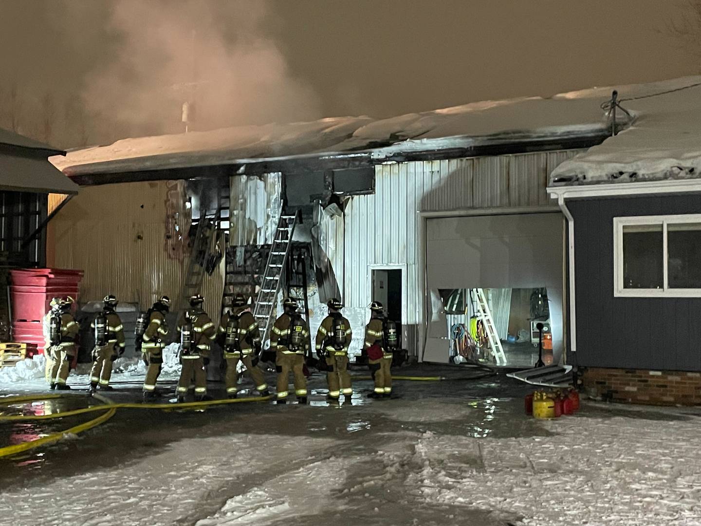 Pet food processing facility damaged in Anchorage warehouse fire