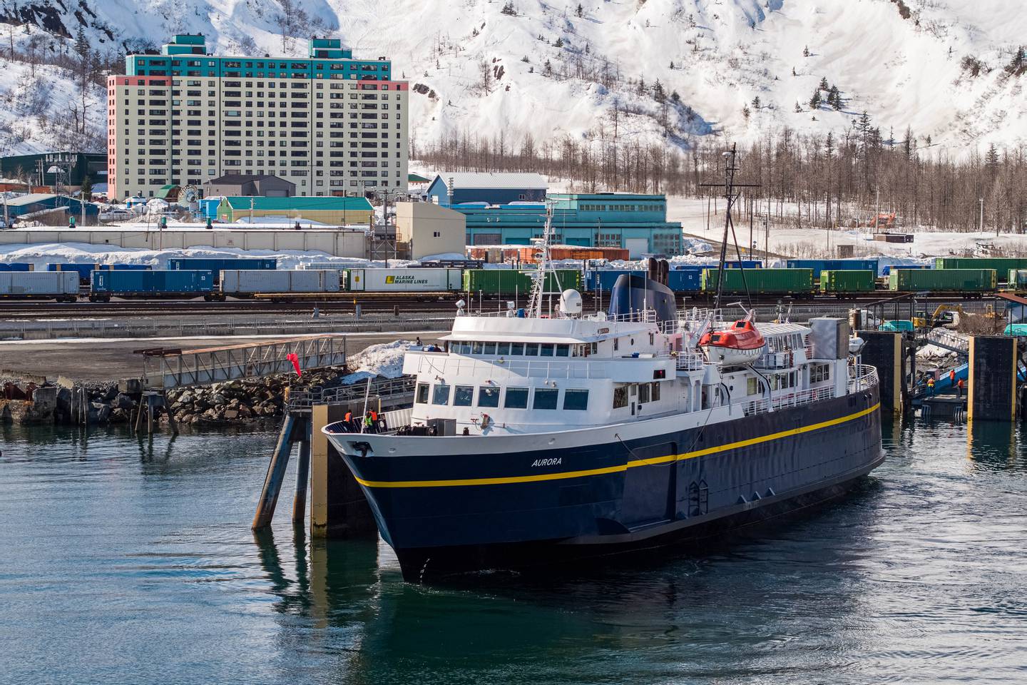 M/V Aurora, MV Aurora, Whittier, alaska marine highway, ferry