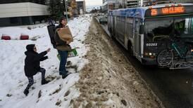 Weeks after snowstorms, some Anchorage bus stops remain inaccessible 