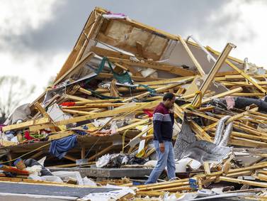 Violent tornadoes cause destruction in Nebraska and Iowa
