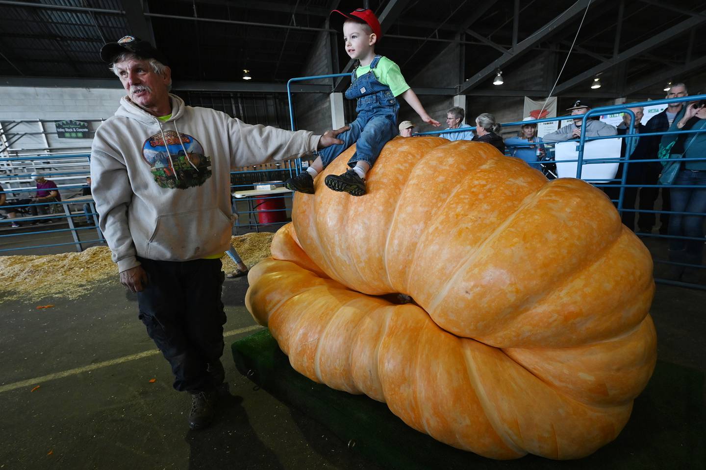 State Record Pumpkin at State Fair