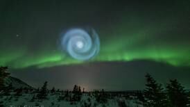 Mysterious glowing spiral in the sky over Alaska draws questions, and a simple explanation