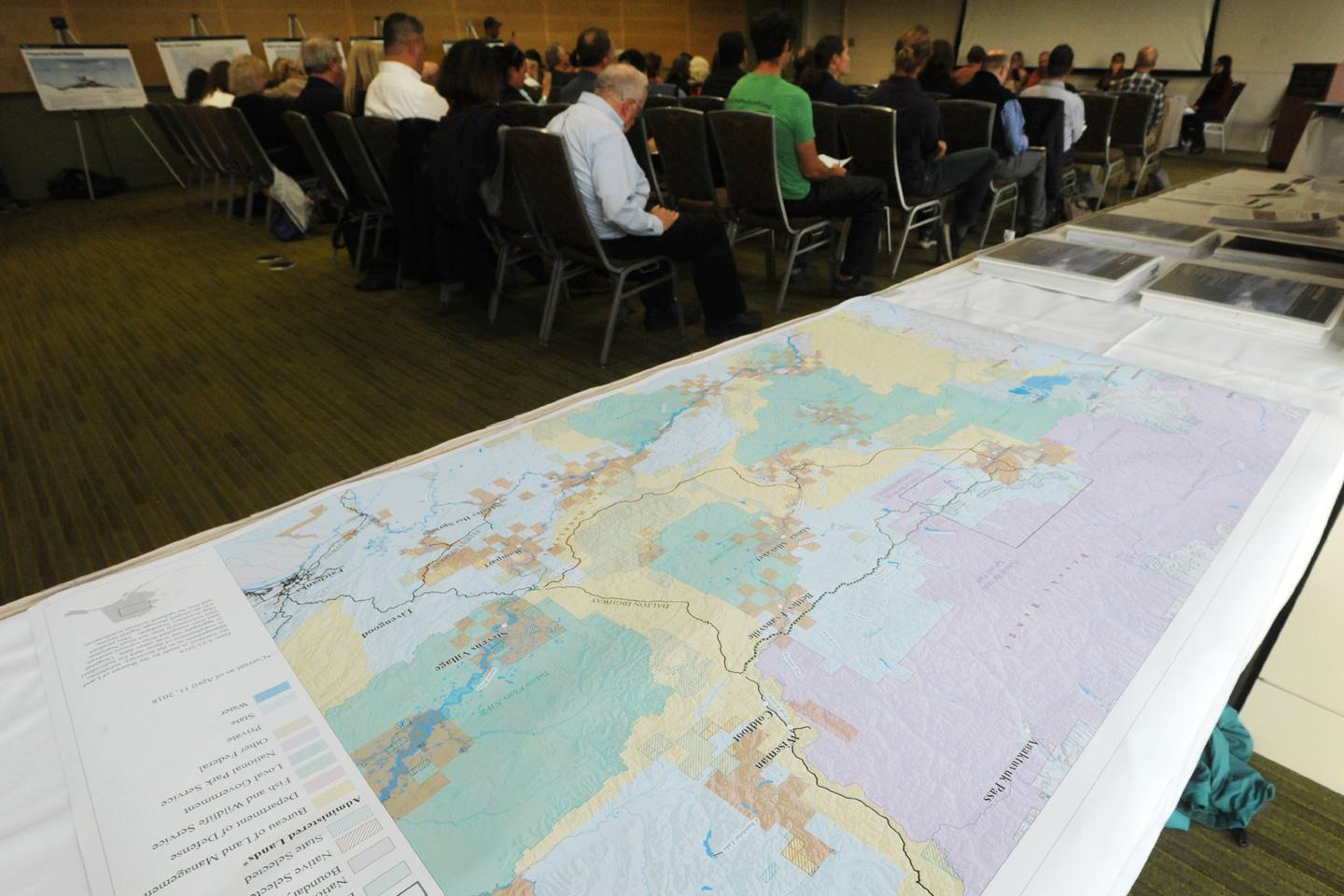 BLM Proposed Ambler Road Draft EIS public meeting/hearing at the Dena'ina Center