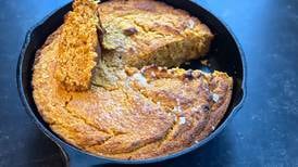 Skillet brown butter pumpkin cornbread: Great as a holiday side or a base for stuffing