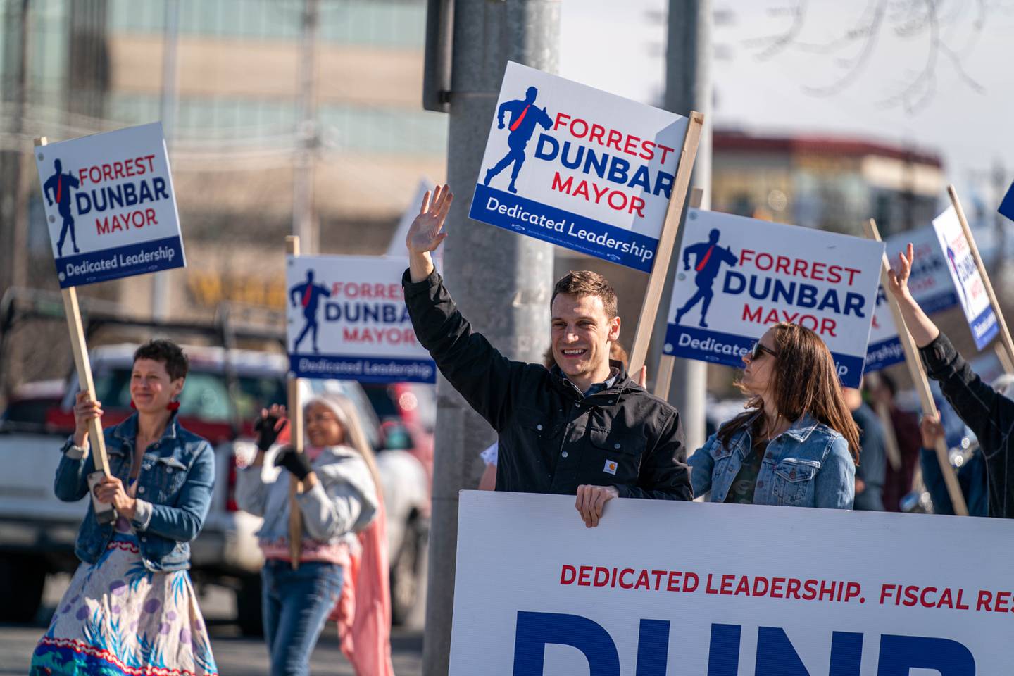 campaign, campaigning, election, forrest dunbar