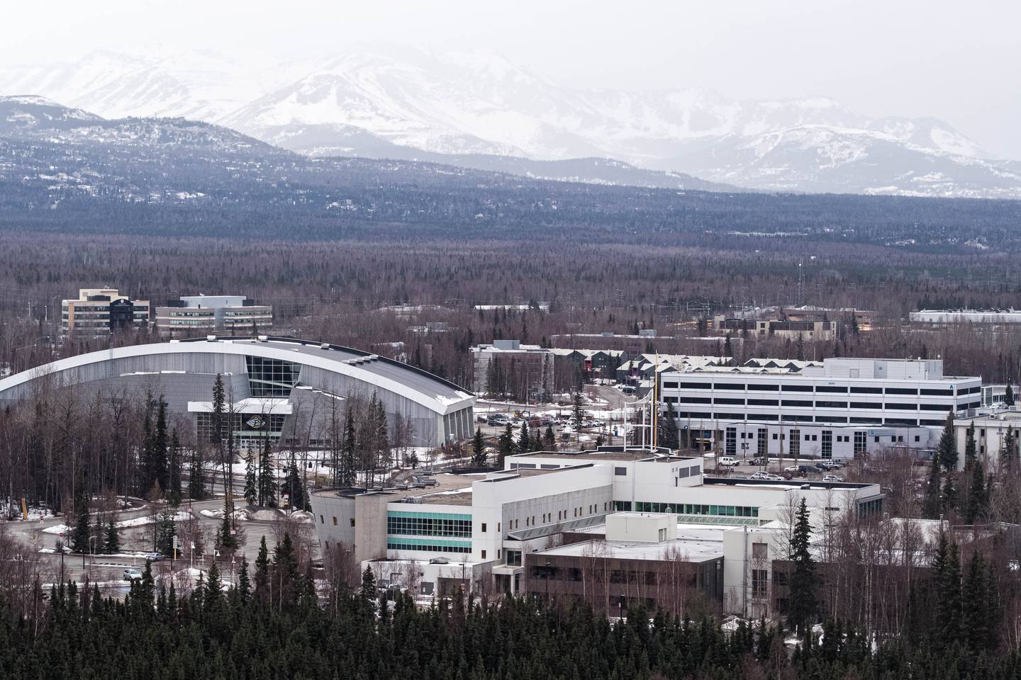 aerial, aerial photo, aerial photography, aerial photos, aerials, uaa, university of alaska, university of alaska anchorage