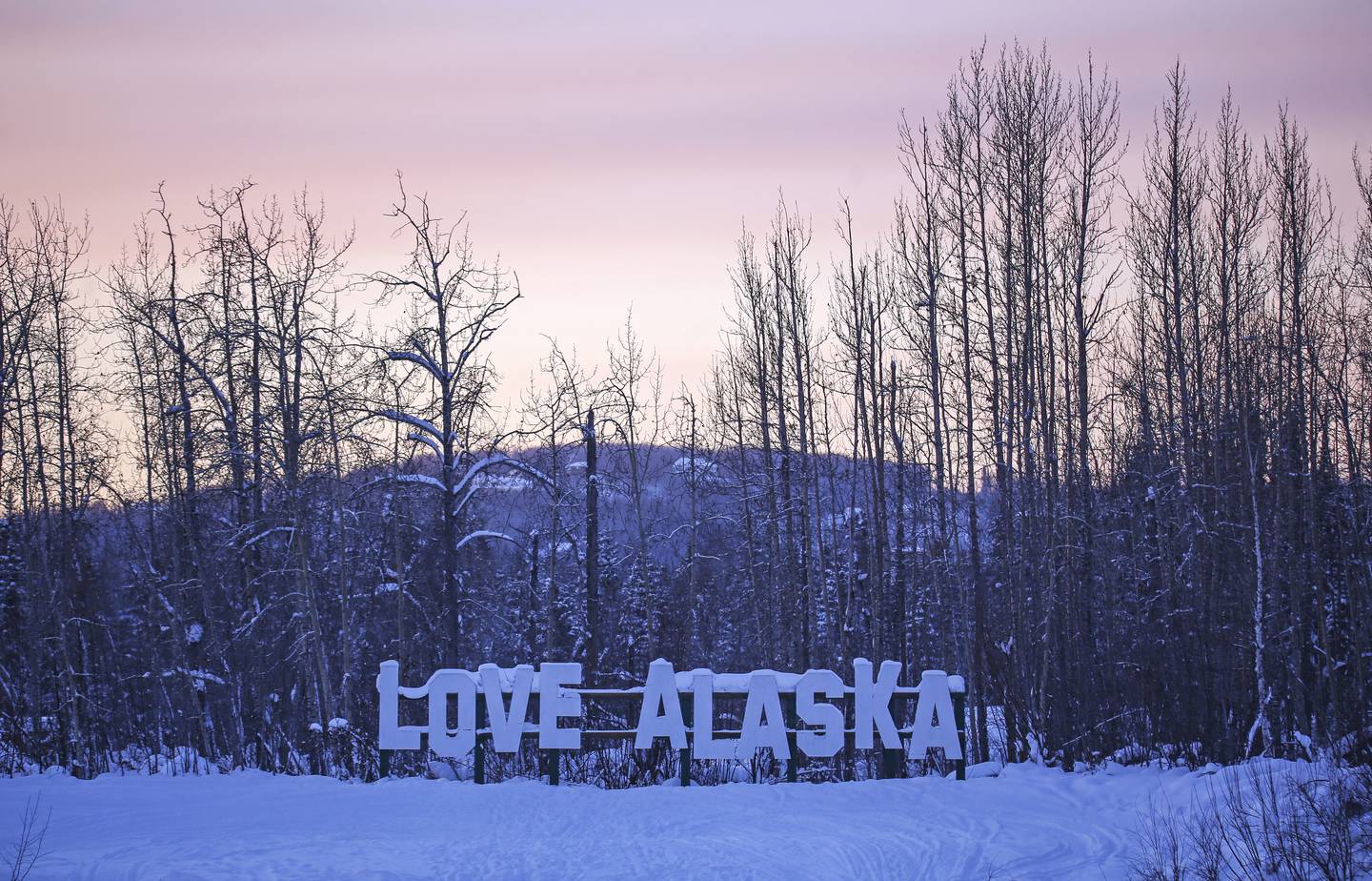 february, fairbanks, sunset, Love Alaska, snow, winter, cold