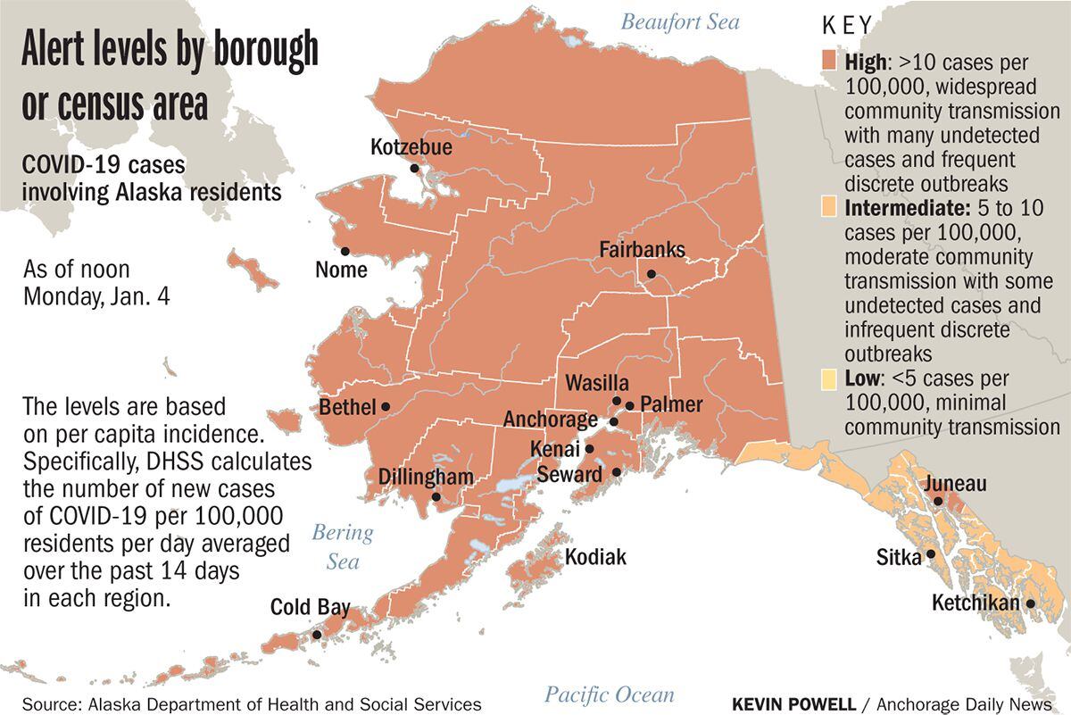 COVID-19 detection in Alaska: 3 deaths, 232 new infections reported Monday