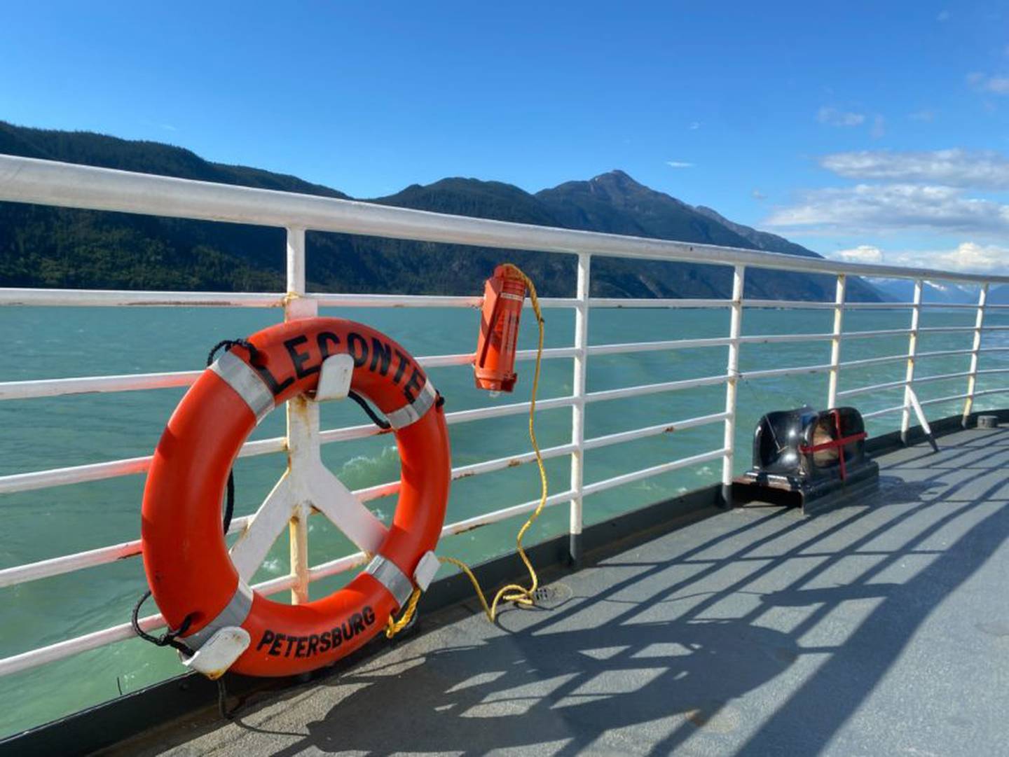 KTOO photo - ferry LeConte