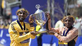 Ethiopia’s Sisay Lemma wins Boston Marathon in runaway. Kenya’s Hellen Obiri repeats in women’s race.