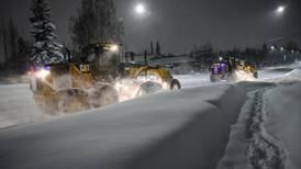 Anchorage plow crews already tested by last week’s snow rush to clear second storm 