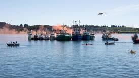 Kodiak tribal leaders, fishermen protest Gulf of Alaska military plans