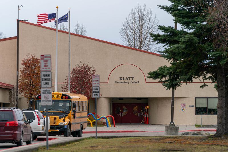 Klatt Elementary School, photographed on Tuesday, Oct. 18, 2022. (Loren Holmes / ADN)