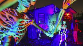 Take a drive around Anchorage to see these over-the-top Halloween displays