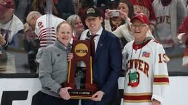 Coach from Anchorage guides University of Denver hockey to a national title, grateful for a chance to give back