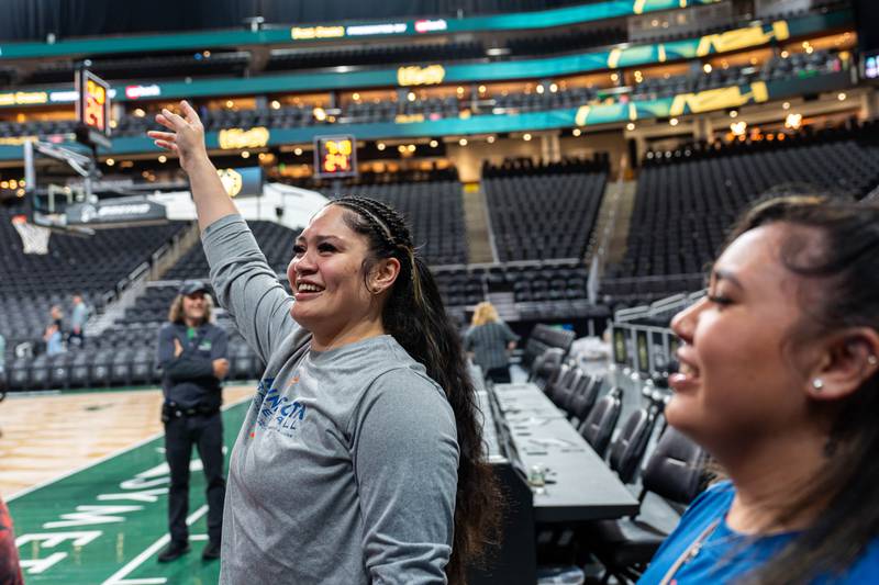 Playing at a new level, Anchorage’s Alissa Pili finds her footing and connects with fans