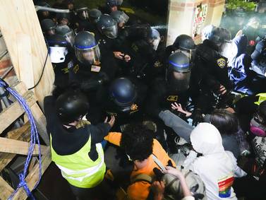 Massive police operation breaches UCLA pro-Palestinian encampment