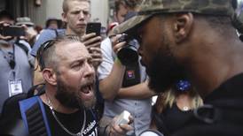 Tensions flare at protests outside Trump rally in Tulsa
