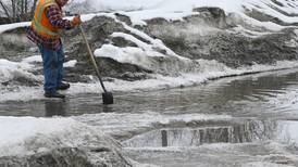 Giant ice craters, ruts and street-squeezing snow berms: Anchorage road conditions are improving but still causing chaos