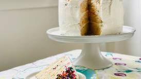 For summer birthday season, try your hand at a homemade real/fake Funfetti cake