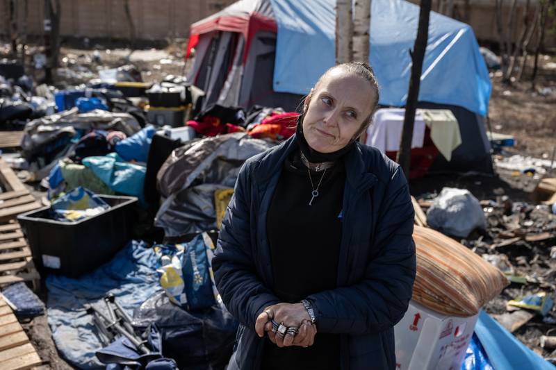 Uncertainty looms for people living at Midtown homeless camp as clearing begins