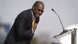 Defiant Cain suspends presidential campaign