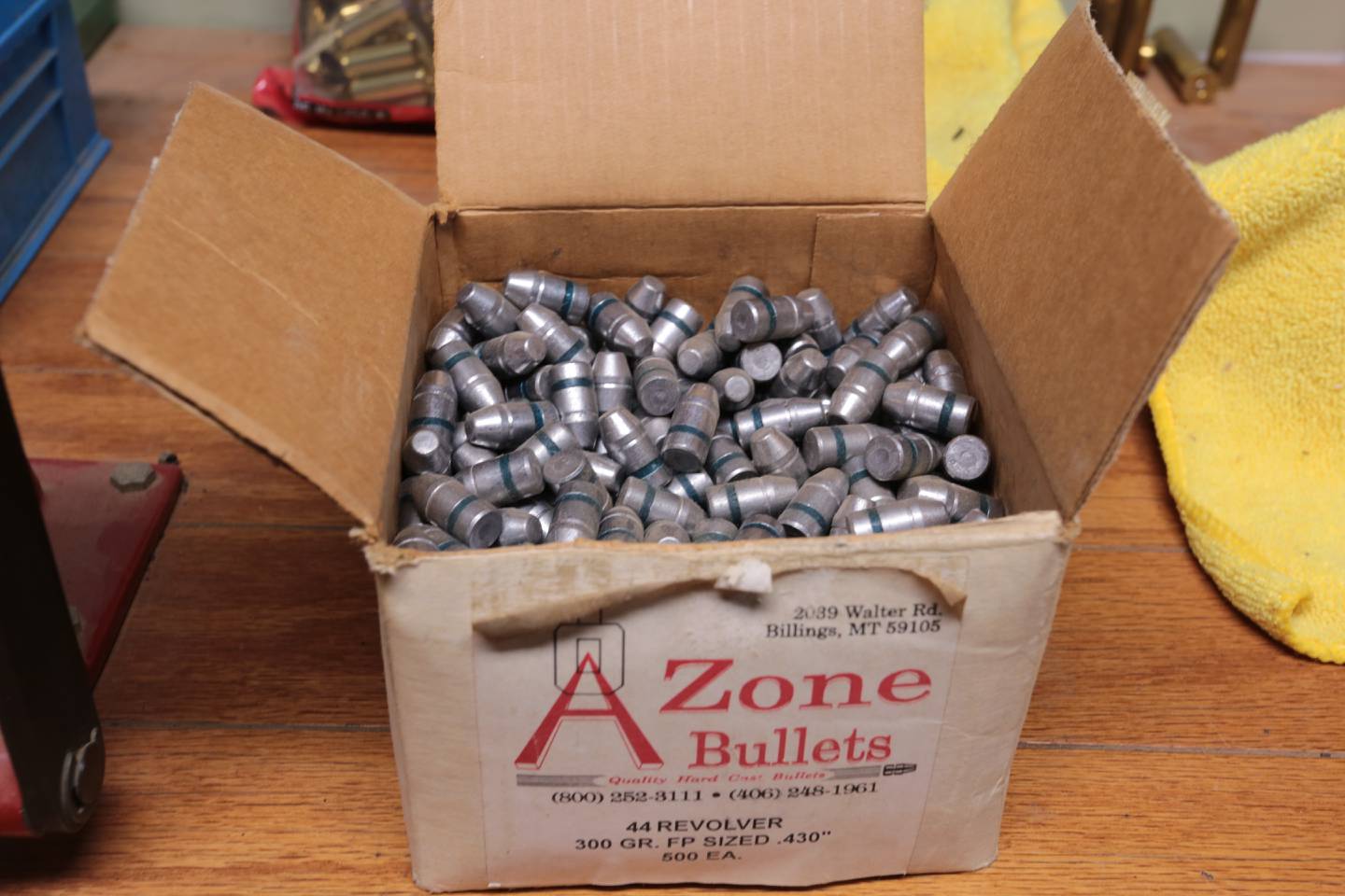 Handling lead bullets may be another source of lead contamination